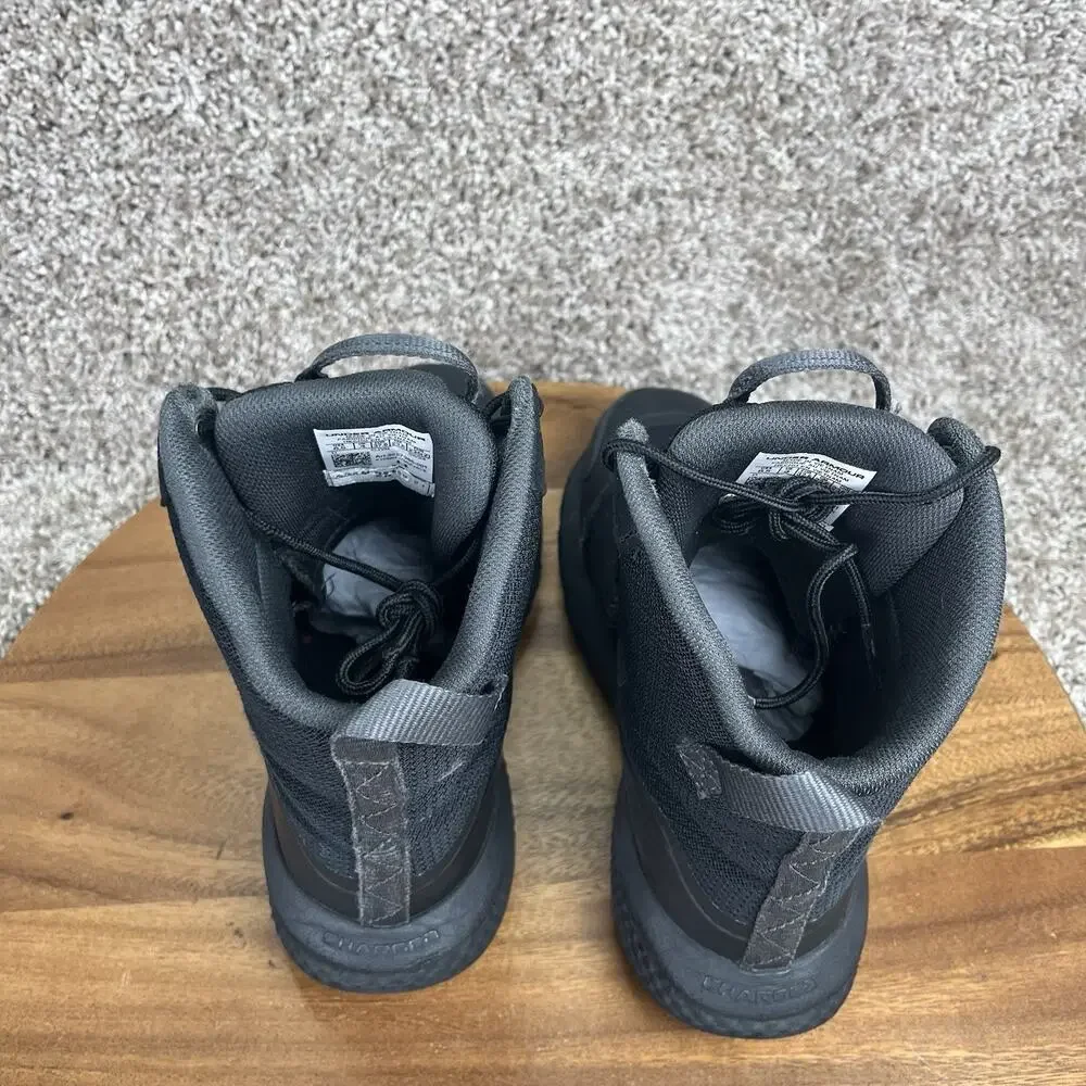 Under Armour Charged Valsetz Men’s Size 6.5 Zip Boots Tactical Black Shoes READ